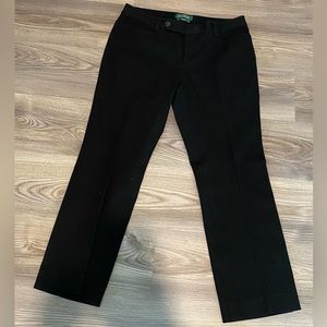 Lauren Ralph Lauren Black Adelle Ankle Pants Women’s size 8P 8 Petite
